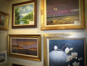 神戸　油絵　日本画　洋画　額絵